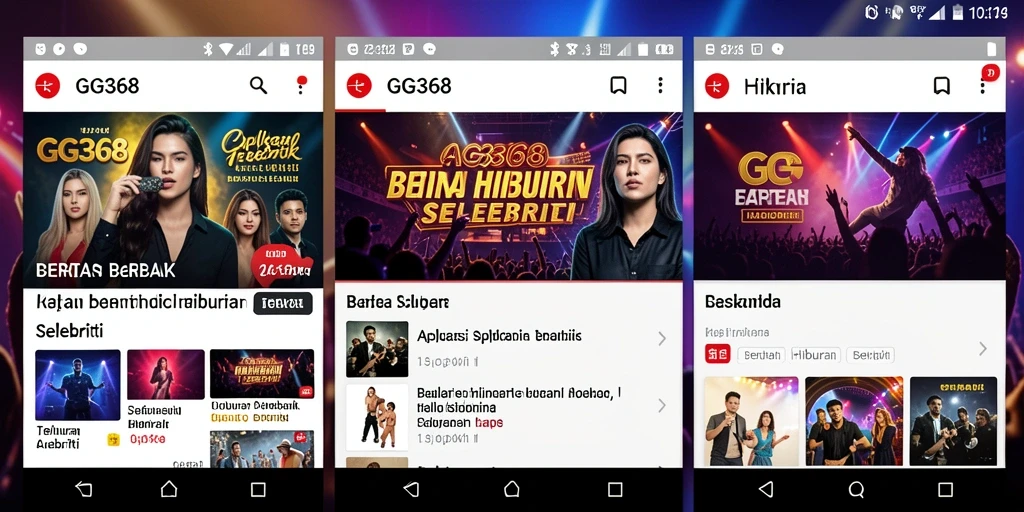 Tampilan antarmuka GG368 yang modern dan informatif.